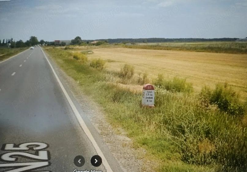 Teren de 3200 mp, în Braniștea