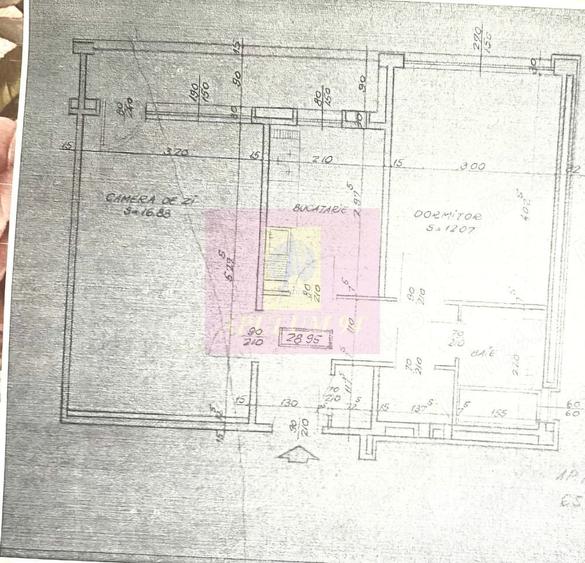 Apartament cu 2 camere decomandat în Colentina