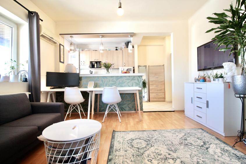 Apartament cu 2 camere decomandat, mobilat în Dorobanți