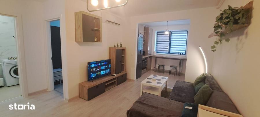 Apartament cu 2 camere semidecomandat, mobilat în Theodor Pallady