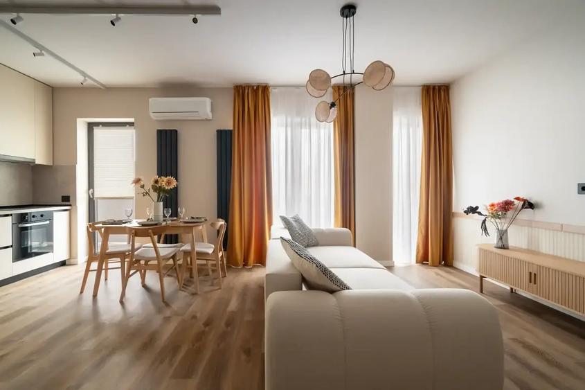 Apartament cu 3 camere decomandat, mobilat în Voluntari