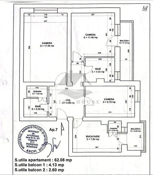 Apartament cu 3 camere decomandat, mobilat în Răcădău