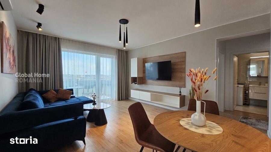 Apartament cu 2 camere decomandat, mobilat în Tunari