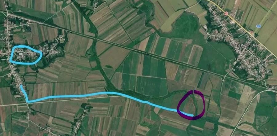 Teren de 76400 mp, în Mătăsaru