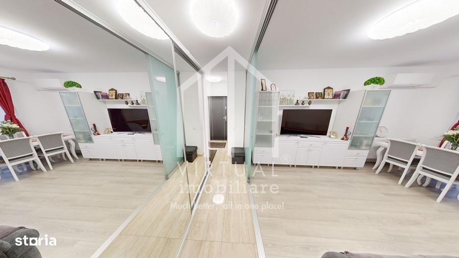 Apartament cu 3 camere, mobilat în Central