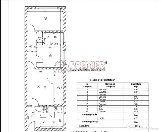 Brancoveanu - Aleea Dorohoi - apartament 3 camere - 4