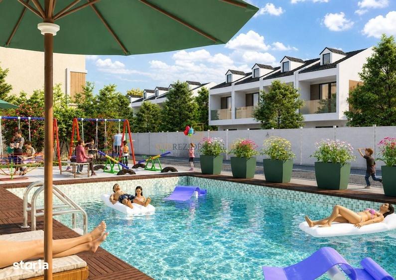 Vila moderna tip duplex, 4 camere, ansamblu privat cu piscina - 19
