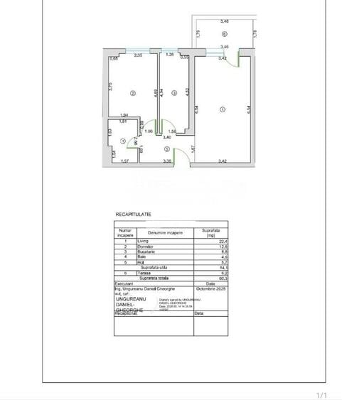 Apartament cu 2 camere decomandat, mobilat în Grozăvești