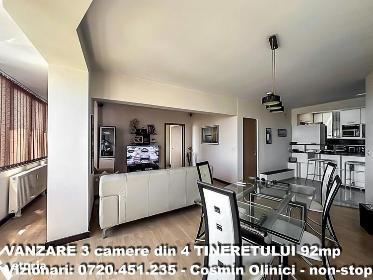 3 camere 92 mp - Living 30 mp - 2 bai - Renovare premium - Panorama - 15