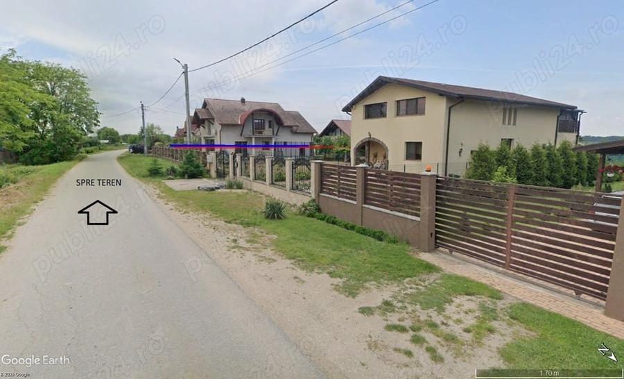 Teren de 1057 mp, în Mândruloc