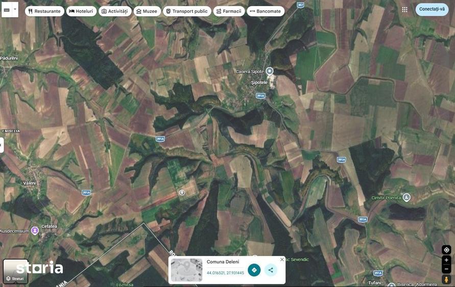 Teren de 32600 mp, în Deleni