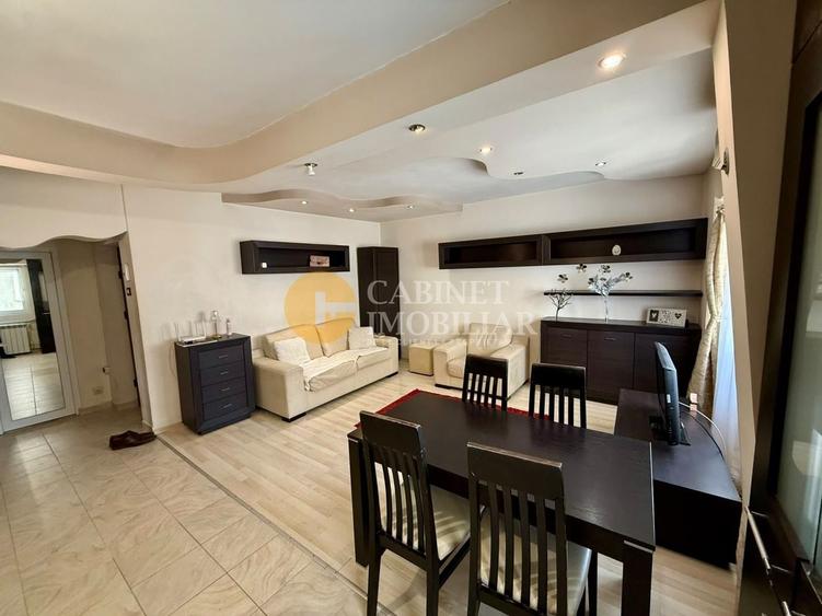 Apartament cu 3 camere decomandat, mobilat în Gară
