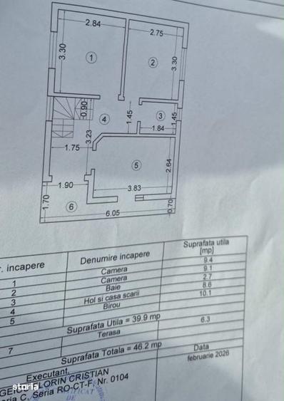 Casă cu 4 camere în Lumina