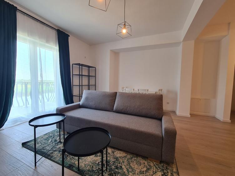 Apartament cu 2 camere semidecomandat, mobilat în Ștefăneștii de Jos