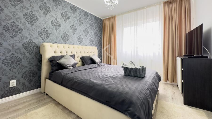 Apartament cu 2 camere semidecomandat, mobilat în Popești-Leordeni