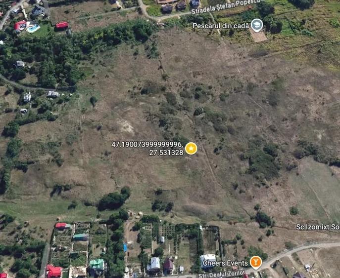 Teren de 1150 mp, în Viticultori