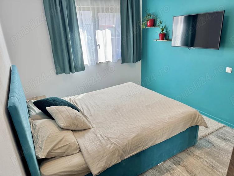 Apartament cu 2 camere semidecomandat, mobilat în Sânpetru