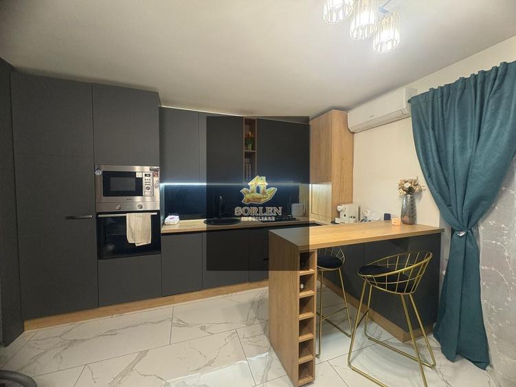 Apartament cu 2 camere semidecomandat, mobilat în Florești