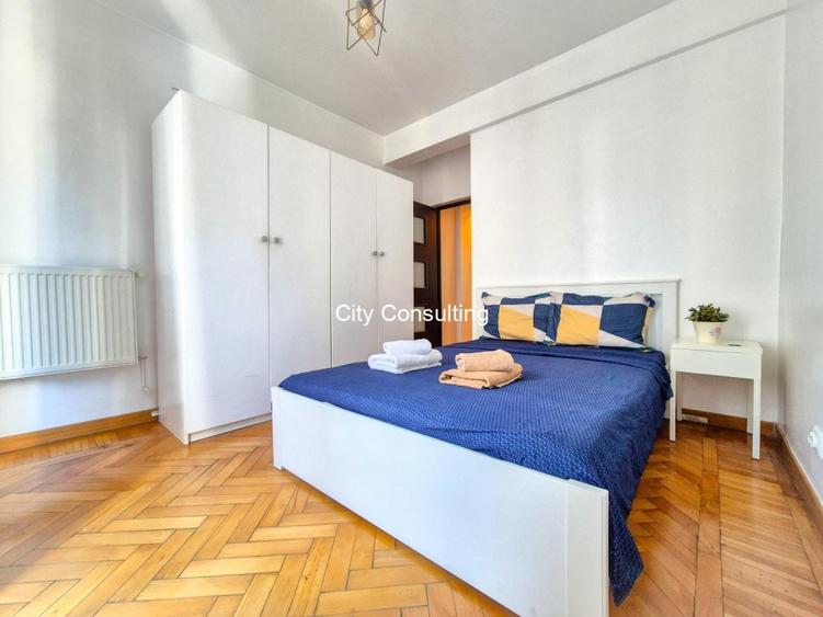 Apartament cu 3 camere, mobilat în Cișmigiu