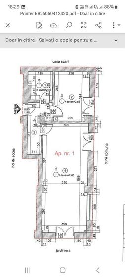 Apartament cu 2 camere în Central