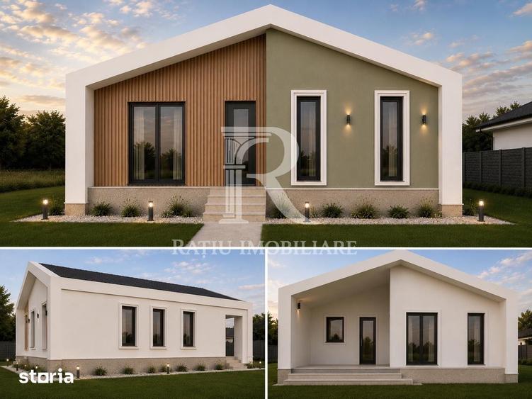 Casă cu 4 camere cu Teren 500 Mp în Oșorhei