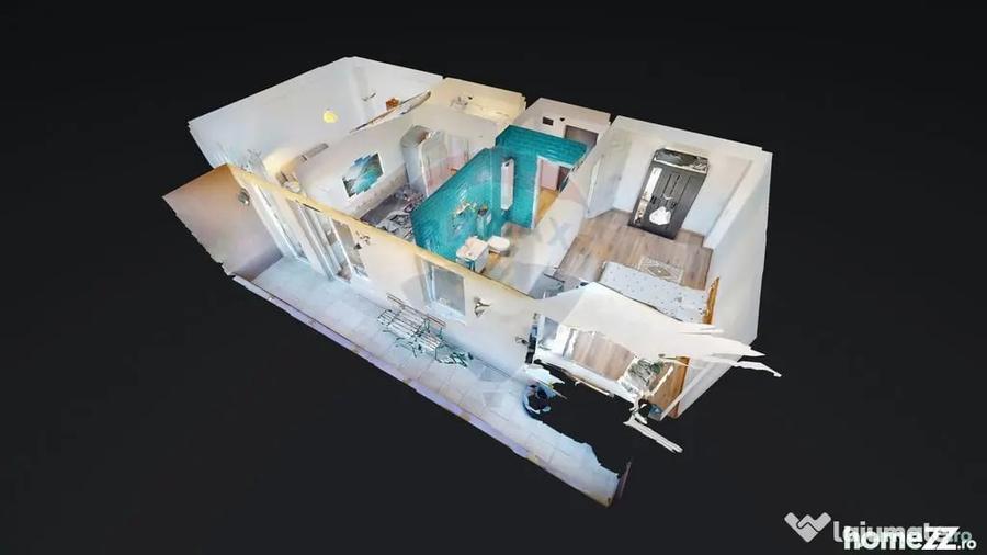 Apartament cu 2 camere decomandat în Cristian