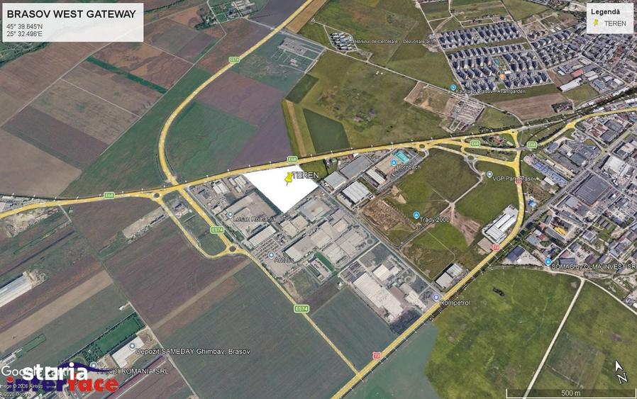 Bra?ov West Gateway 59.545 mp, teren strategic cu front la DN1 - 7