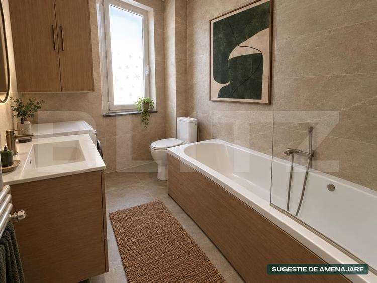 Apartament cu 2 camere semidecomandat, mobilat în Păcurari