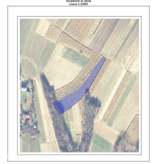 Teren de 5200 mp, în Botoș