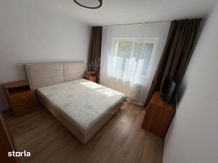 Apartament cu 2 camere semidecomandat, mobilat în Rudului