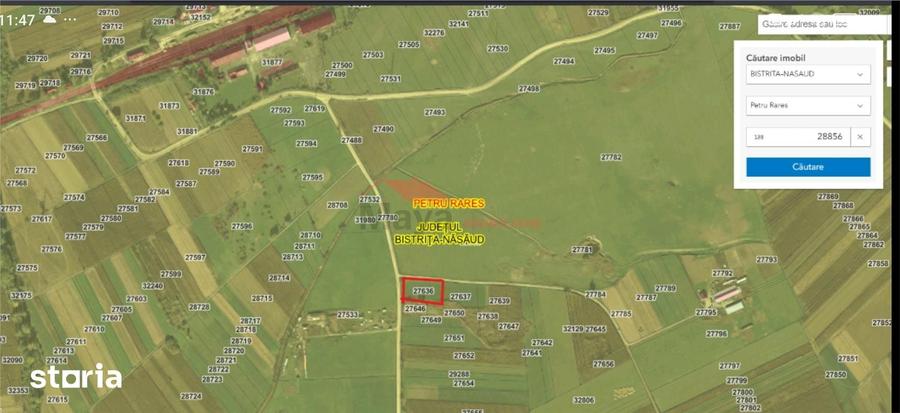 Teren de 650 mp, în Reteag