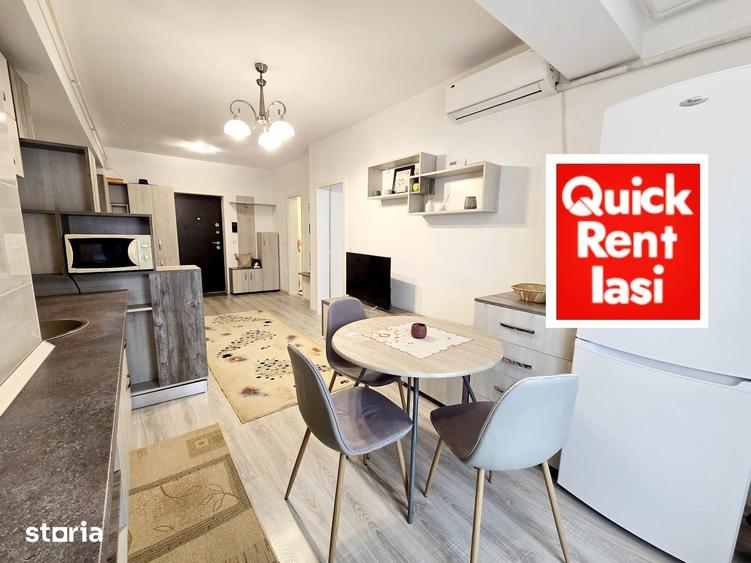 Palas Mall Bloc Nou Apartament 2 Camere Open Space Modern De Inchiriat - 8