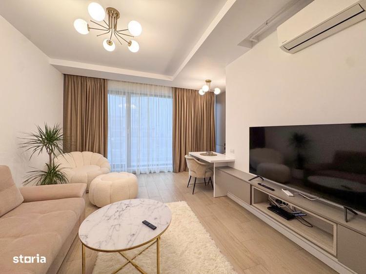 Apartament cu 2 camere, mobilat în Faleza Nord