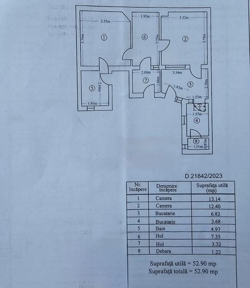 Casă individuală cu 2 camere cu Canalizare în Rahova