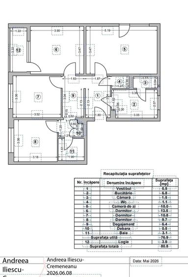 Vanzare 4 camere decomandate-Piata Rahova - 4