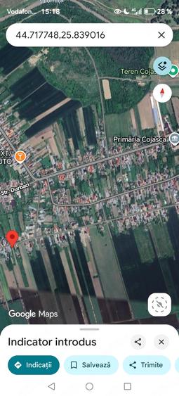 Teren de 5600 mp, în Cojasca