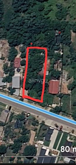 Afumati - Petrechioaia -Teren 1250 mp intravilan langa Bucuresti, drum principal