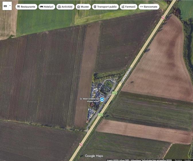 Teren de 230000 mp, în Aeroport
