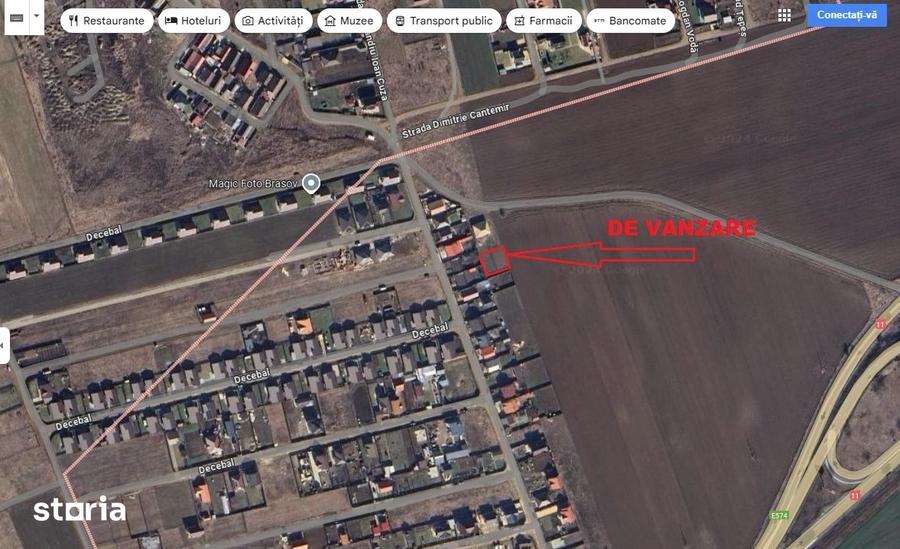 Teren de 738 mp, în Hărman