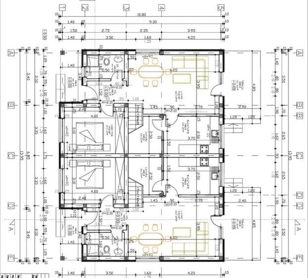 Duplex cu 5 camere cu Canalizare în Moșnița Nouă
