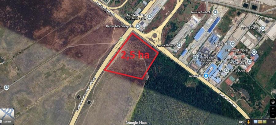 Teren Construcții intravilan de 25000 mp, în Voluntari