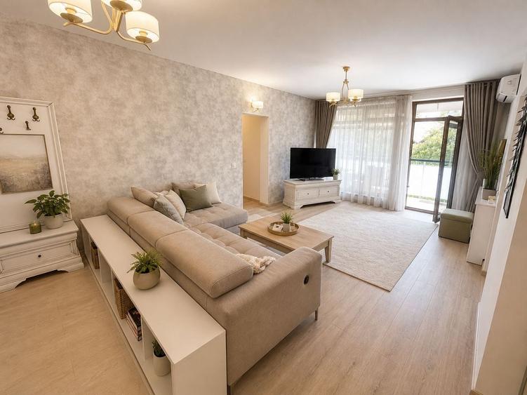 Apartament cu 3 camere decomandat, mobilat în Central