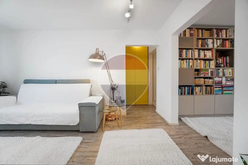 Apartament cu 3 camere semidecomandat în Noua