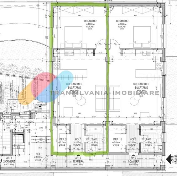 Apartament cu 2 camere în Someșeni