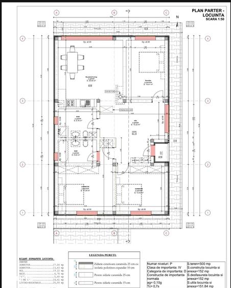 Casă cu 4 camere cu Teren 500 Mp în Baciu