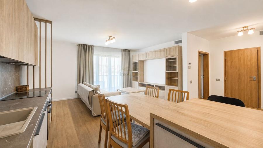 Apartament cu 2 camere semidecomandat, mobilat în Semicentral
