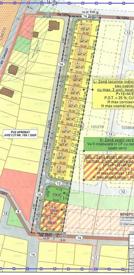Teren Construcții intravilan de 647 mp, în Covaci