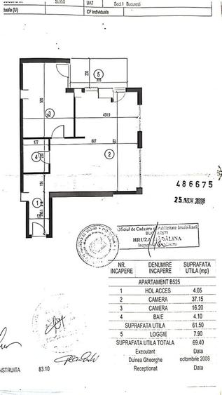 Apartament cu 3 camere semidecomandat în Herăstrău