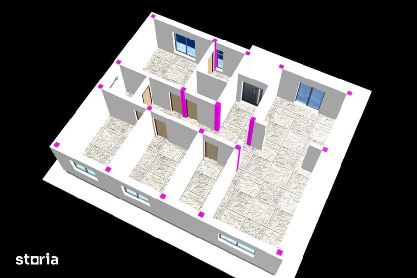 Casă cu 4 camere cu Teren 543 Mp în Cumpăna