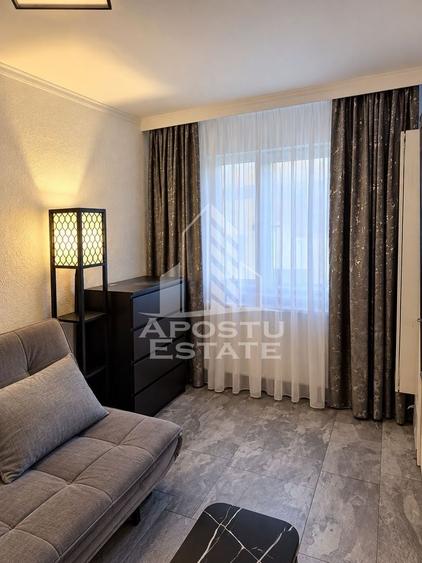Apartament cu 2 camere nedecomandat, mobilat în Șagului